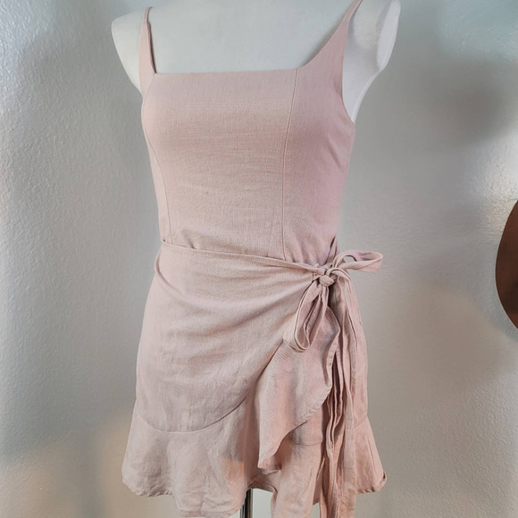 *PRINCESS POLLY COTTAGE HILL MINI DRESS BLUSH SIZE 6 US - Picture 12 of 13